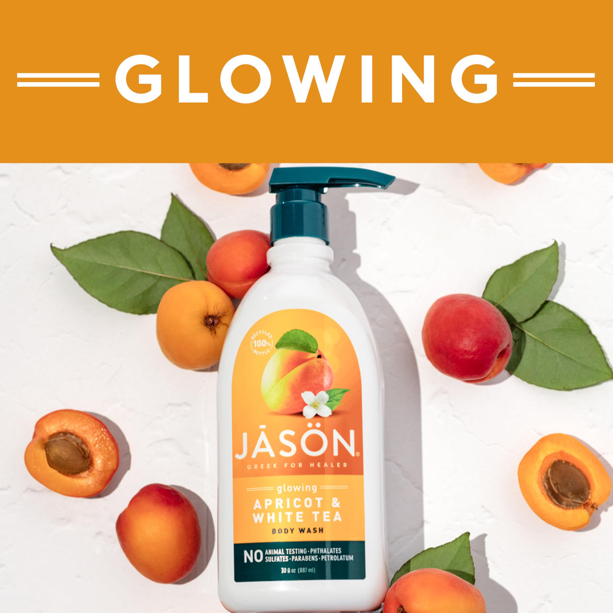 JASON body wash in bathroom shower setting for everyday routine benefit