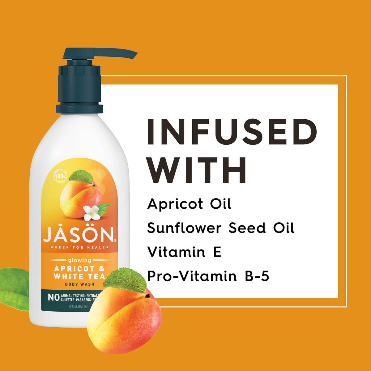 JASON creamy lather texture close up demonstrating gentle cleanse benefit