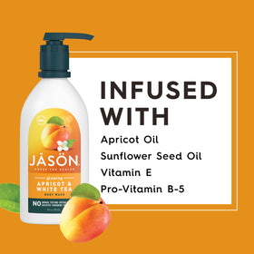 JASON creamy lather texture close up demonstrating gentle cleanse benefit