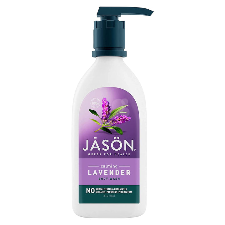 JASON front bottle showing product and size, clear view for purchase decision