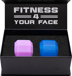 Jawzrsize front packaging showing the kit and benefits for facial toning