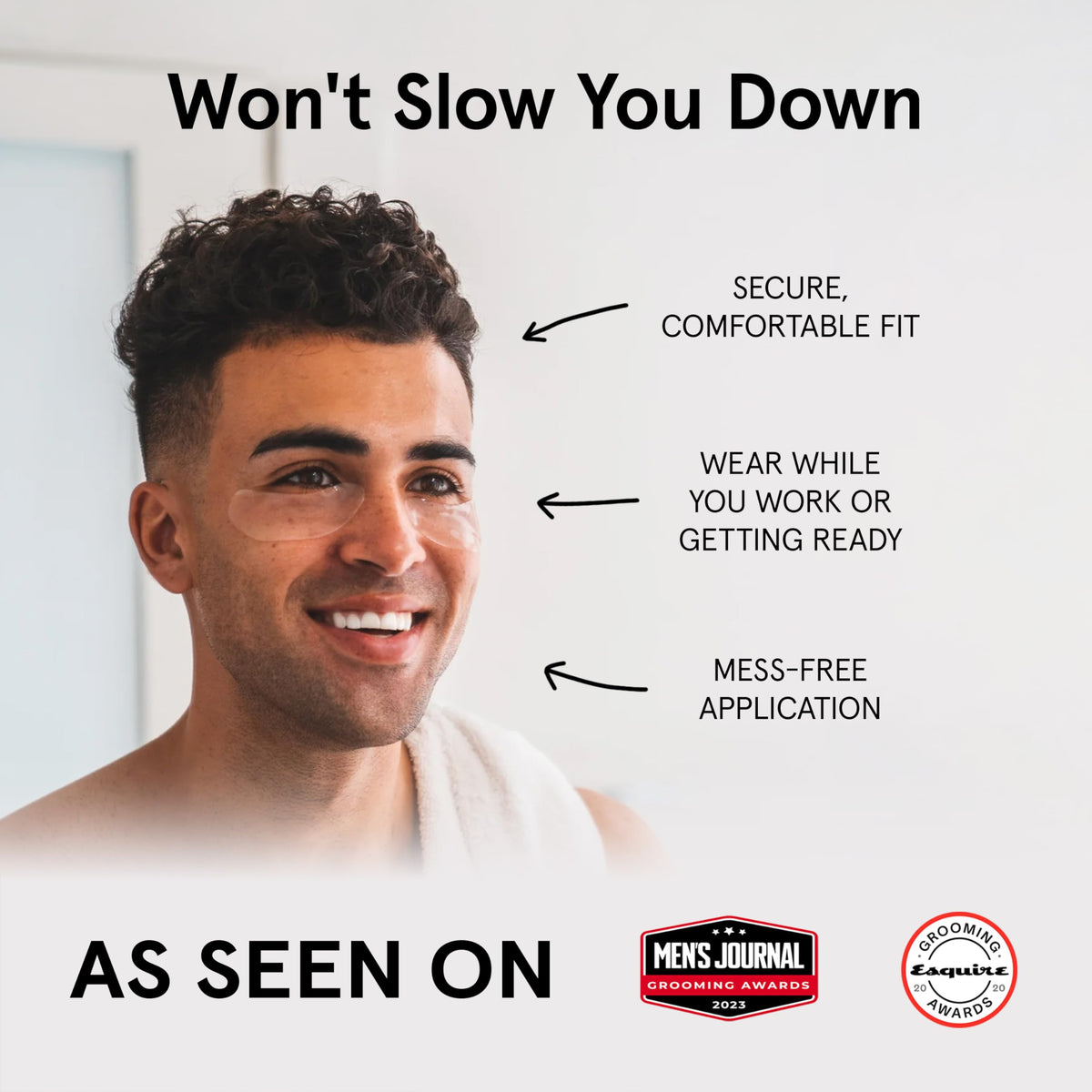 JAXON LANE removed patch showing light serum residue and gentle hydration