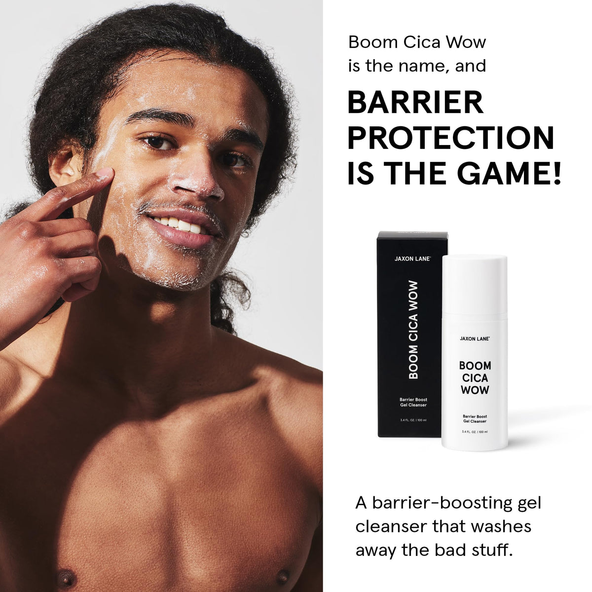 JAXON LANE pump dispensing gel texture for easy controlled application benefit