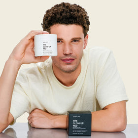 JAXON LANE pad next to hand illustrating compact size