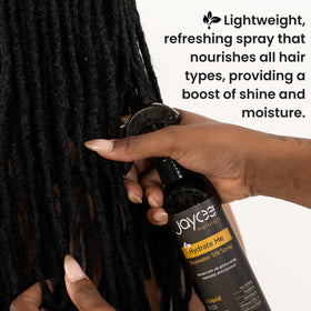 Jaycee Naturals lightweight oil droplet on palm locking in moisture