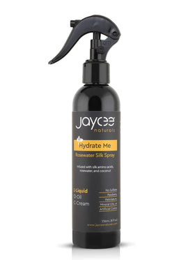 Jaycee Naturals oil sealing a loc section to reduce frizz and breakage