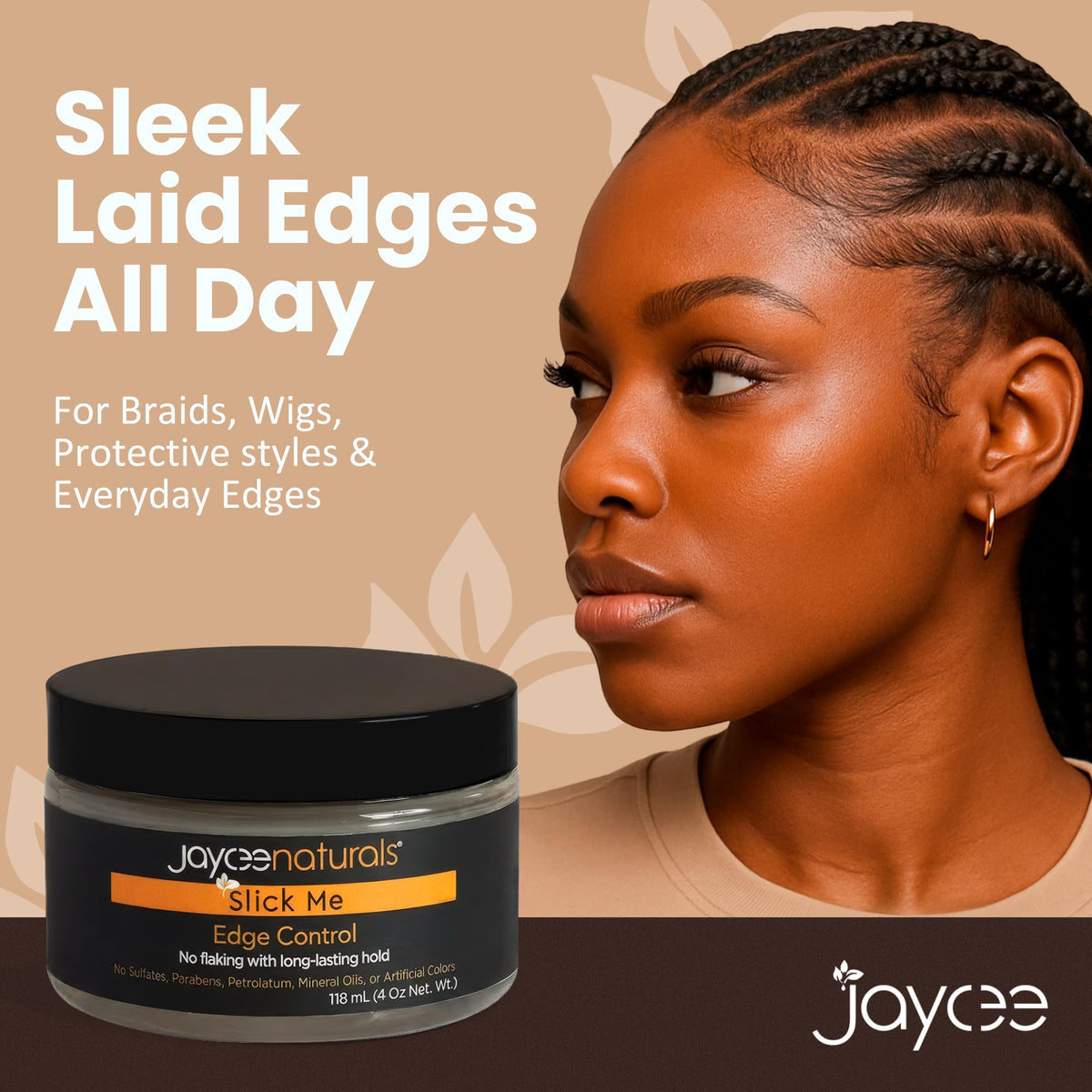 Jaycee Naturals open jar texture close-up highlighting smooth gel finish