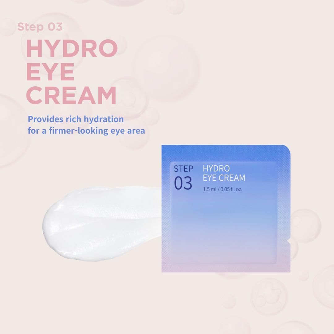 JAYJUN eye-area focus after use showing smoother-looking delicate skin