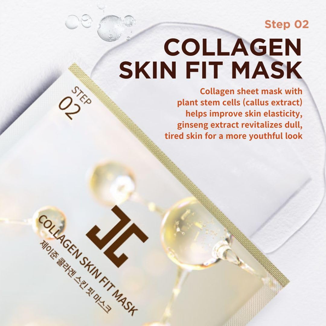 JAYJUN mask applied on model in bathroom for a quick at-home spa benefit