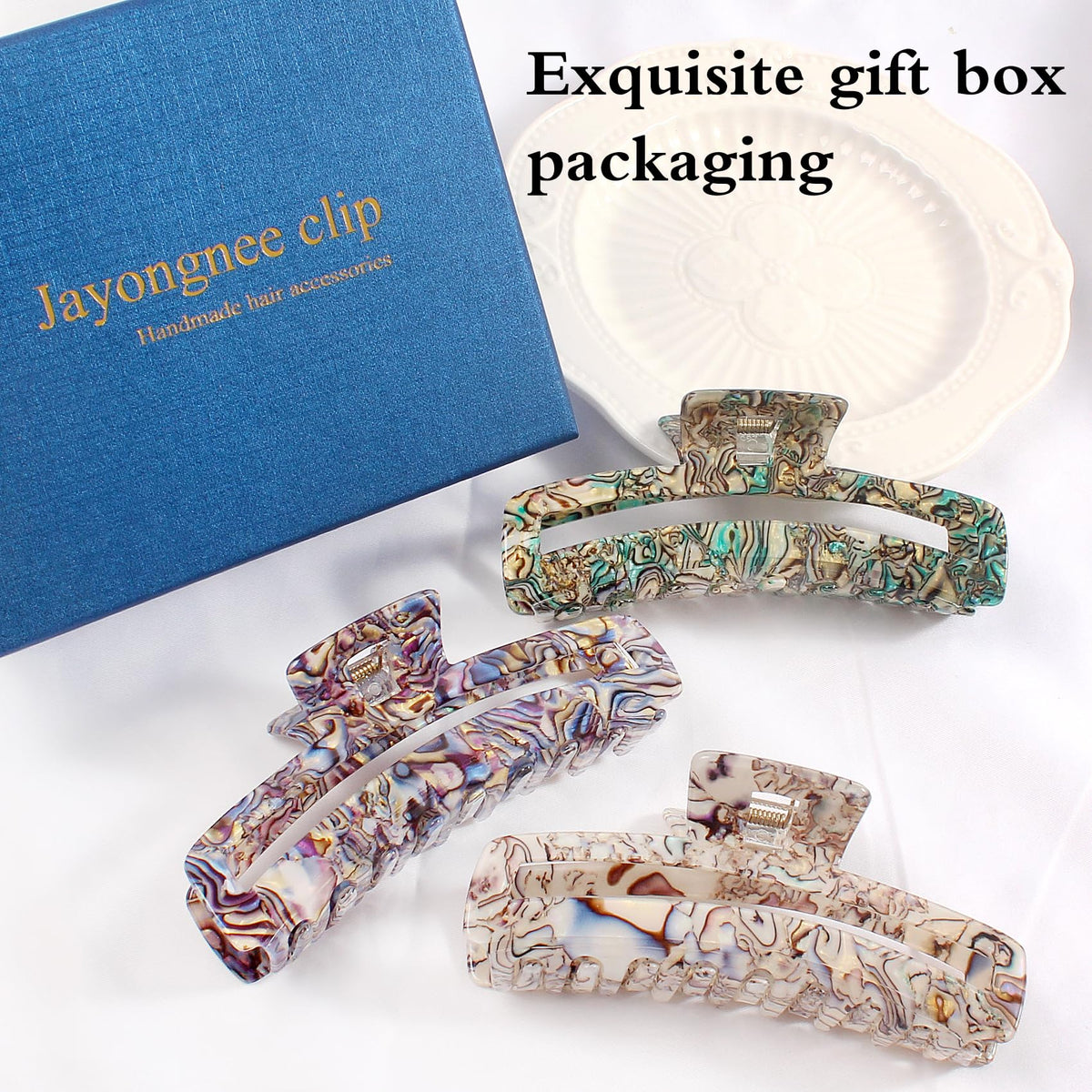 Jayongnee clip in gift box ready for gifting with polished look