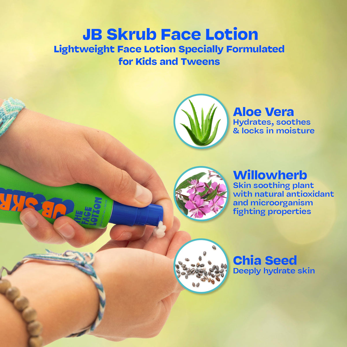 JB SKRUB cap and nozzle detail for easy controlled dispensing