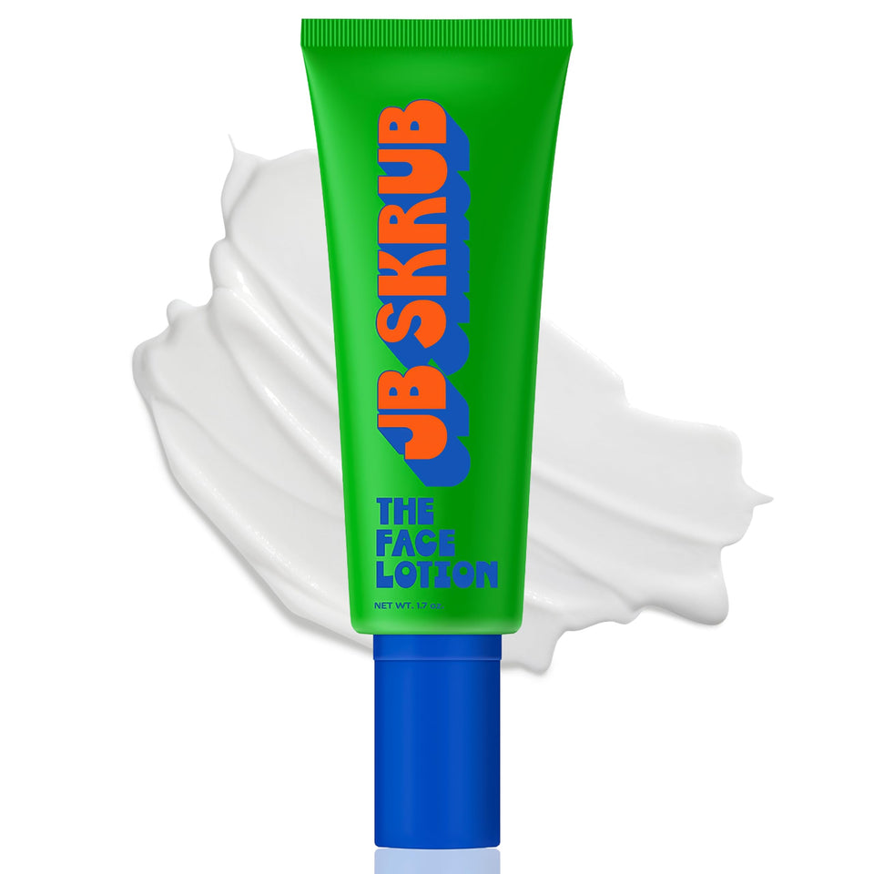 JB SKRUB front packaging showing clean kids lotion benefits