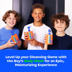 JB SKRUB lifestyle image of tween/teen using product to boost confidence and freshness