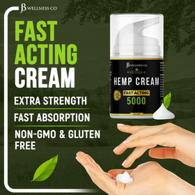 JB Wellness Co cream texture closeup highlighting smooth non-greasy feel