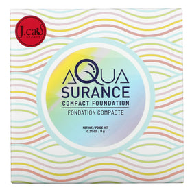 J.CAT BEAUTY powder texture close-up showing fine milled particles for smooth finish