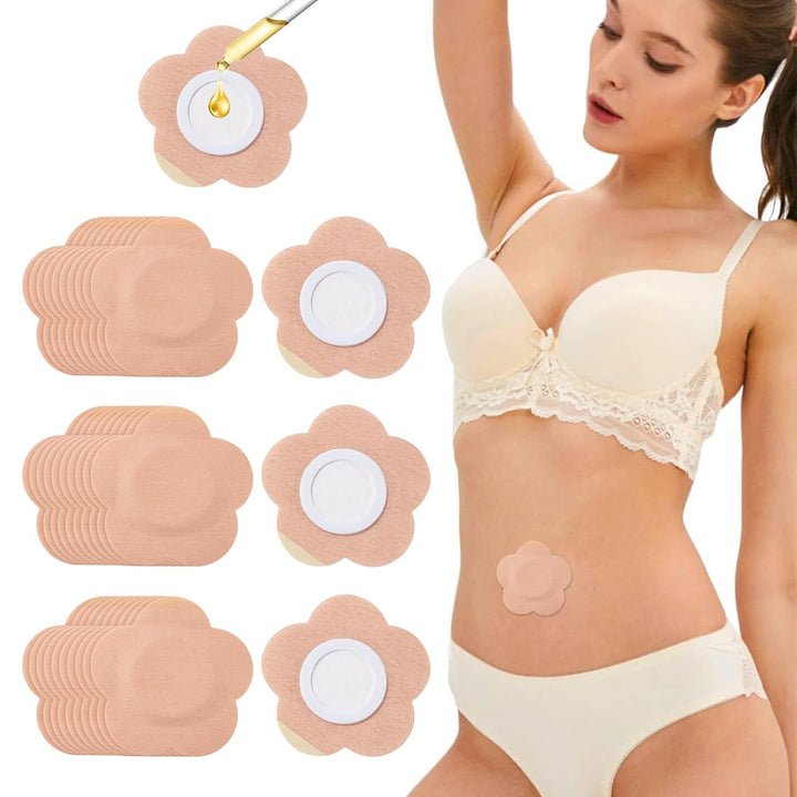 Jconly front packaging showing certified castor oil patches and benefits