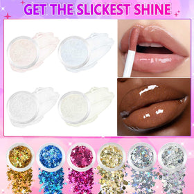 Jcoos pigments and glitters arranged to inspire color customization benefit
