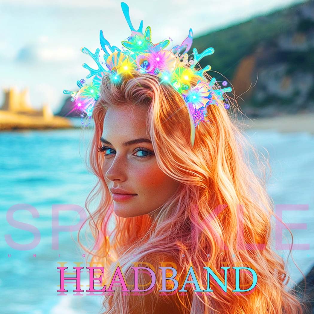 JEAIRTS headband next to hand showing size and lightweight convenience