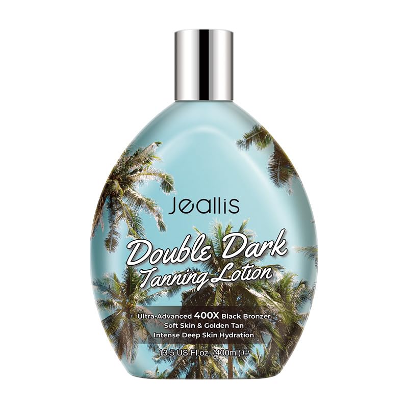 jeallis front bottle showing label and bronzer benefits