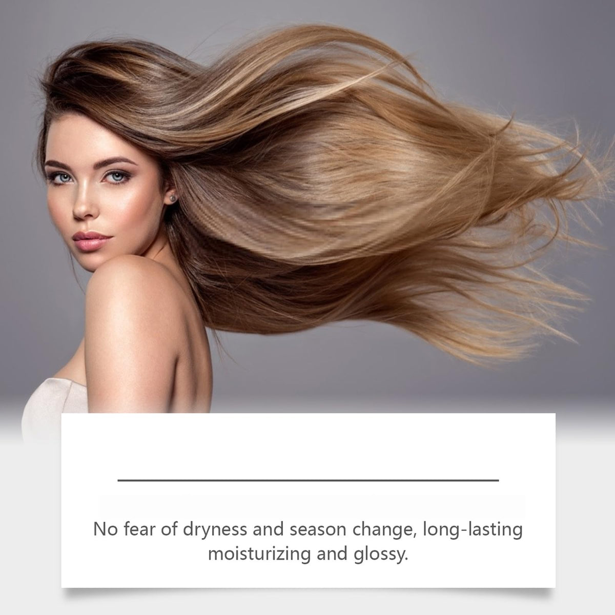jeamoen application on hair mid-lengths and ends illustrating detangling benefit