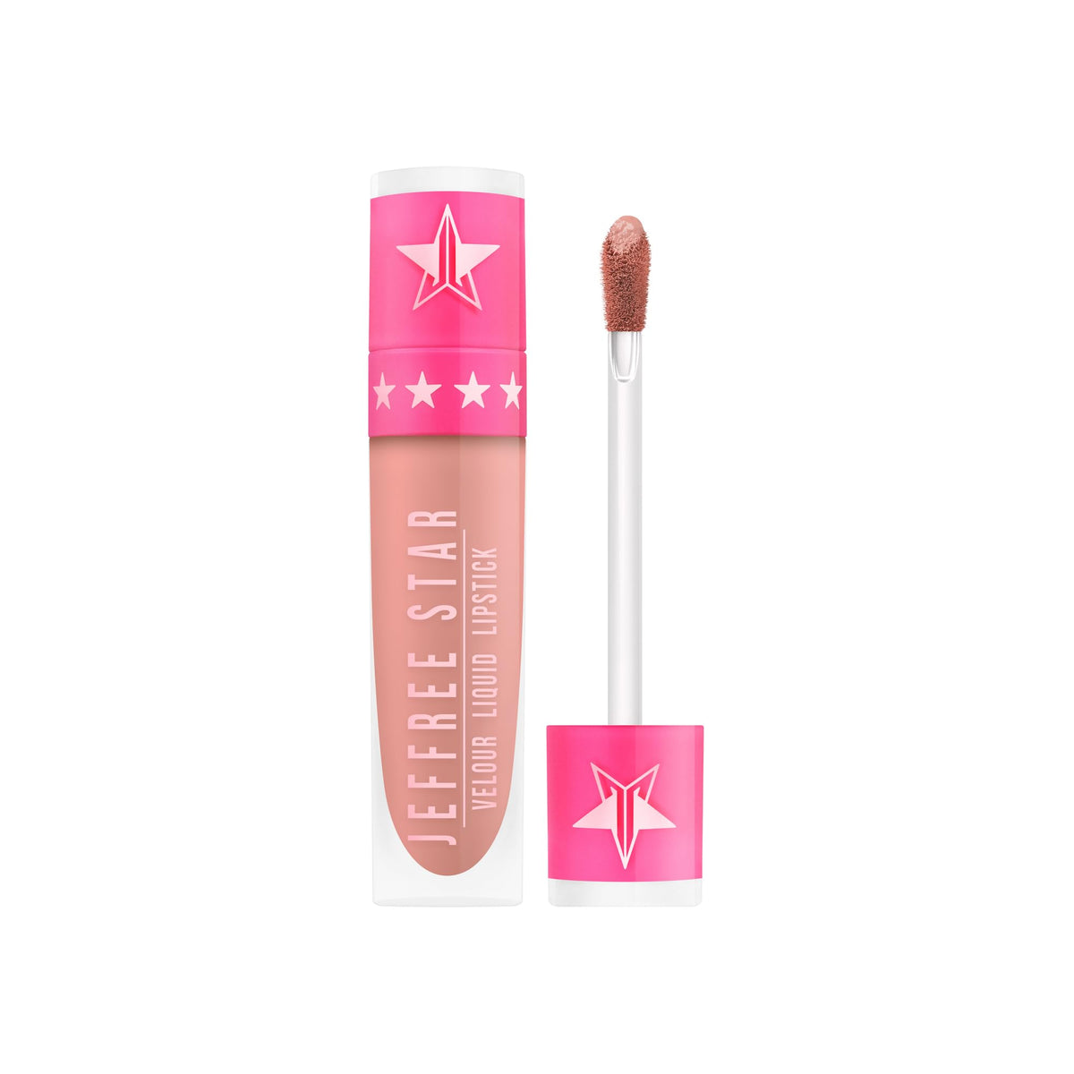 Jeffree Star front packaging showing shade Celebrity Skin and brand