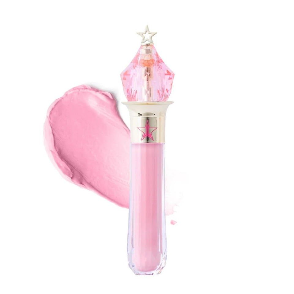 Jeffree Star Magic Candy front packaging showing shade and compact tube, perfect for travel