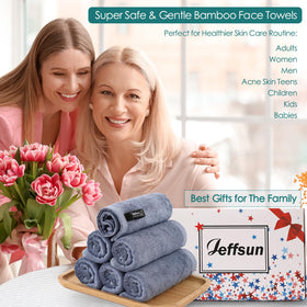 JEFFSUN baby washcloth used during bath showing gentle care benefit