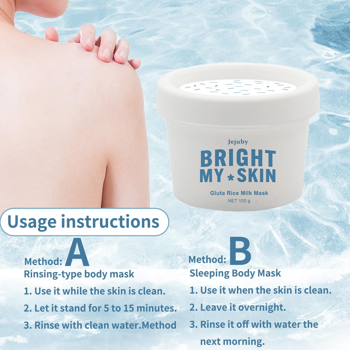jejuby cream being applied to arm demonstrating fast absorption benefit