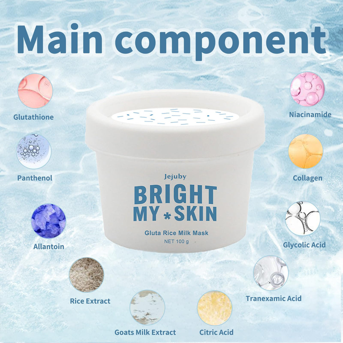 jejuby label close-up showing gentle formula and ingredient transparency