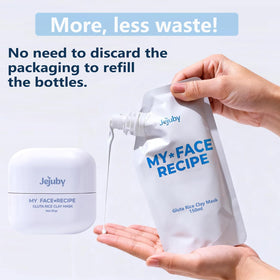 jejuby next to coin for scale showing compact 50g jar