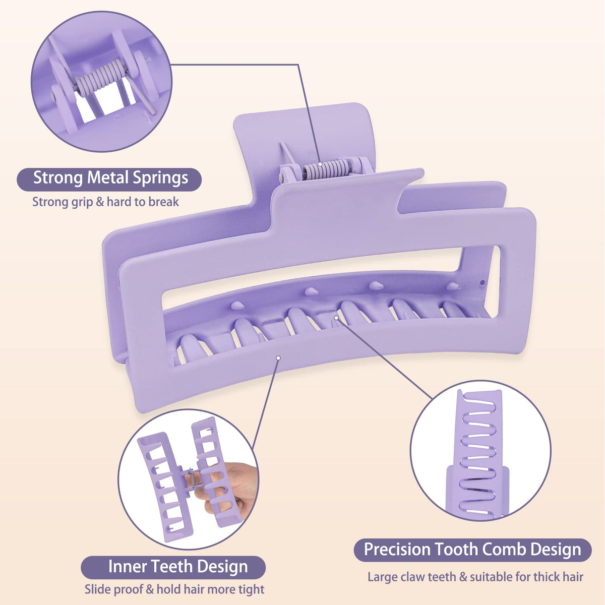 Jelyne clip spring mechanism close-up showing durable tension control