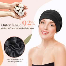 JenPen close-up of satin lining highlighting smooth interior that protects hair moisture