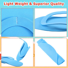 JenPen folded slippers stacked compactly illustrating easy storage and portability