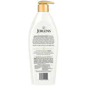 Jergens on bathroom shelf in lifestyle scene for everyday routine appeal