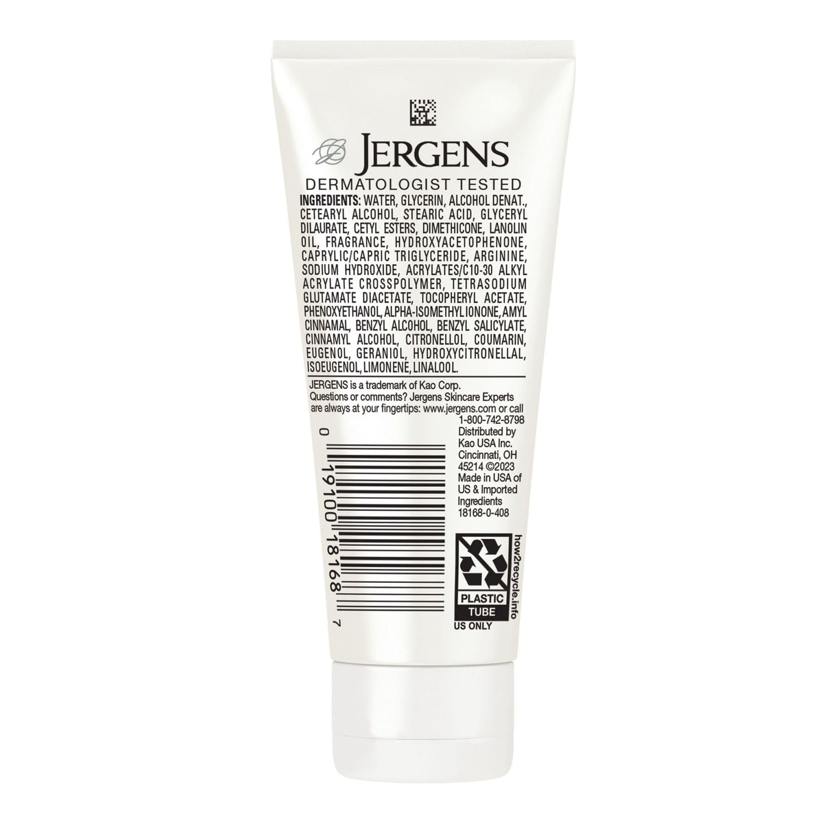 Jergens on bathroom counter in lifestyle scene implying daily self-care routine
