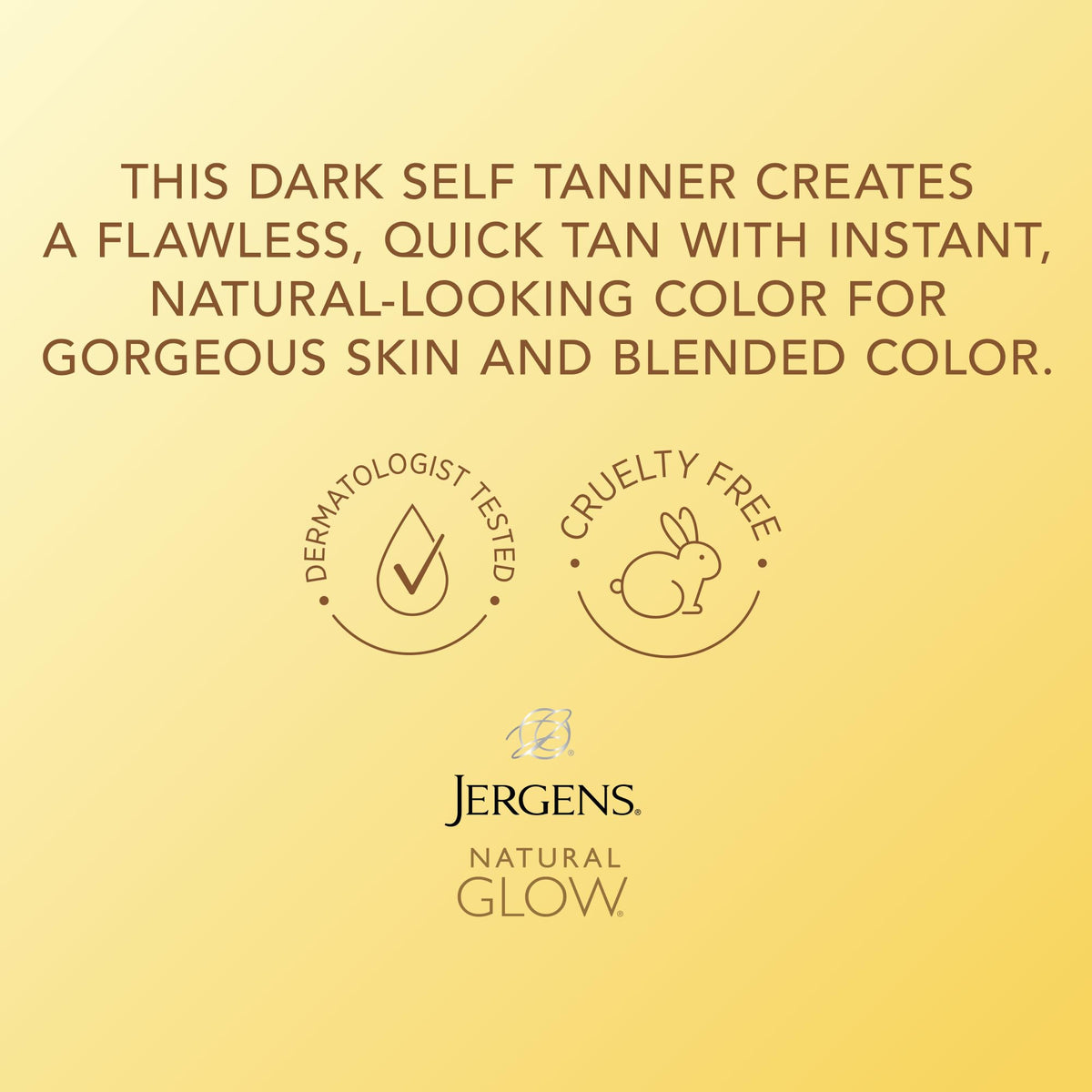 Jergens instant sun before and after on legs, showing natural bronzing