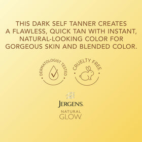 Jergens instant sun before and after on legs, showing natural bronzing