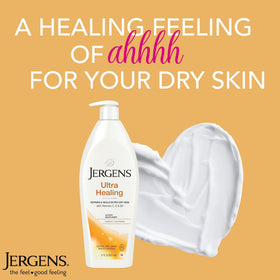 Jergens label ingredients closeup highlighting hydralucence blend