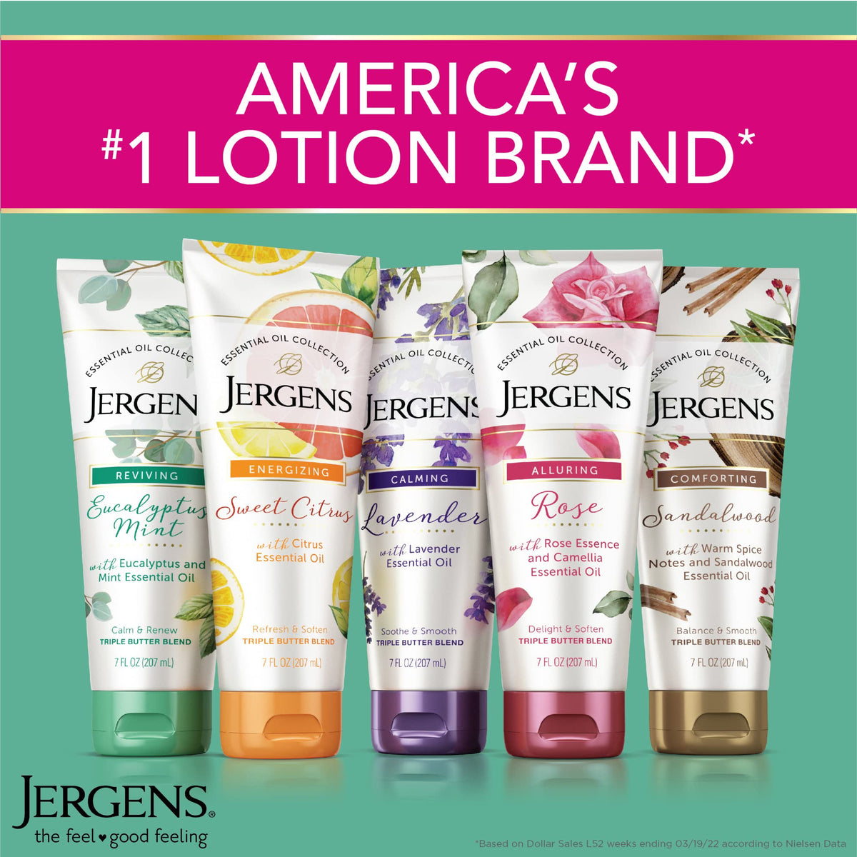 Jergens tubs inside a travel bag illustrating portability and on-the-go care benefit