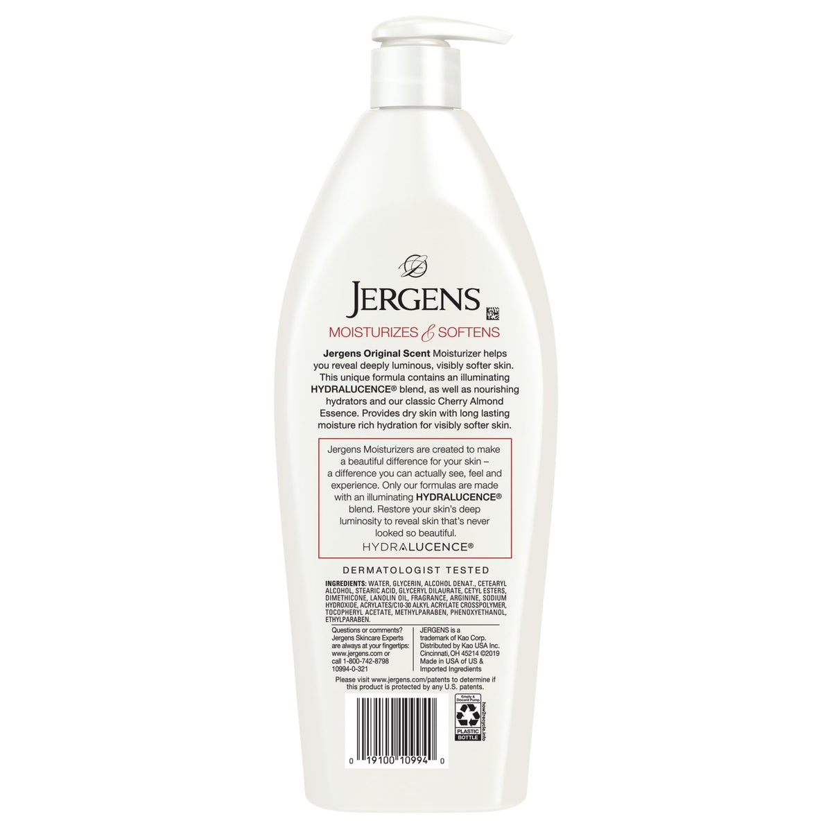 Jergens lifestyle bathroom shelf with bottles conveying everyday ritual and pleasant scent