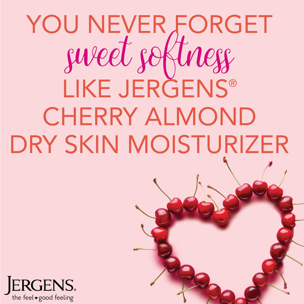 Jergens lotion texture on hand demonstrating creamy feel and fast absorption benefit