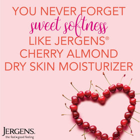 Jergens lotion texture on hand demonstrating creamy feel and fast absorption benefit