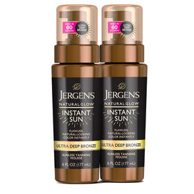 Jergens front packaging showing Ultra Deep mousse and pack benefits
