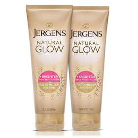 Jergens front packaging showing bottle and branding, highlighting convenience