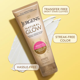 Jergens ingredient callout with coconut and vitamin E for skin nourishment