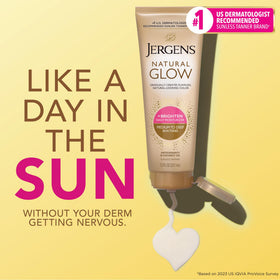 Jergens lotion texture close-up showing smooth creamy hydration