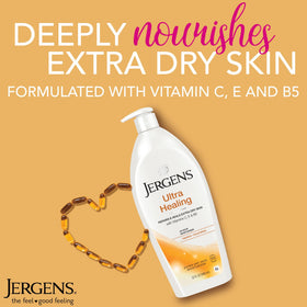 Jergens pump dispenser detail for easy, mess-free application