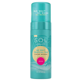 SOL by Jergens front packaging showing instant tan benefits