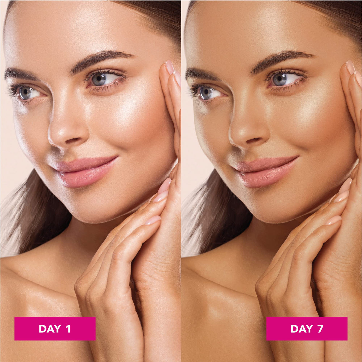 Jergens texture close-up displaying creamy oil-free formula benefit