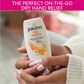 Jergens close-up of lotion texture demonstrating smooth absorption